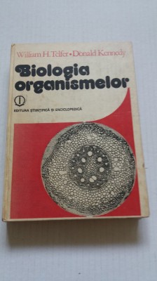 Biologia Organismelor - William H. Telfer Donald Kennedy foto