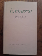 EMINESCU- POEZII, foita de tigare, 1963 foto