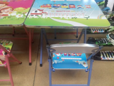 Set pliabil masa si scaun pentru copii model DESENE ANIMATE foto