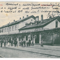 2367 - LUNCA MURESULUI, Alba, Railway Station - old postcard - used - 1904