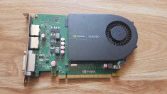 Vand Placa video profesionala HP Quadro 2000 1GB GDDR5 128-bit 100lei foto