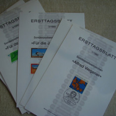 Carton Filatelic Prima Zi BERLIN (ERSTTAGSBLATT) - 1980 Complet
