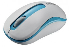 Mouse Wireless Rapoo M10 Plus, 1000 DPI, Optic (Alb/Albastru) foto