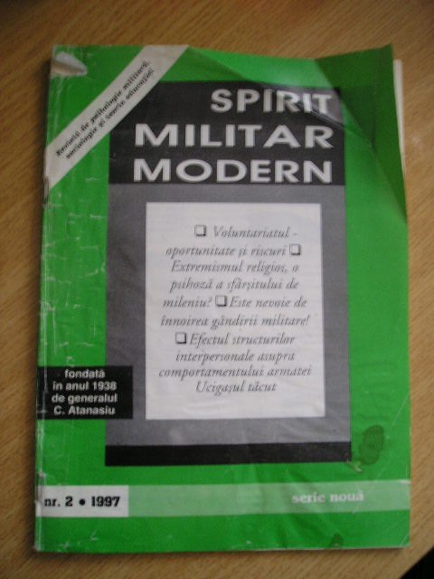 myh 111 - Revista Spirit militar modern - nr 2/1997 - piesa de colectie