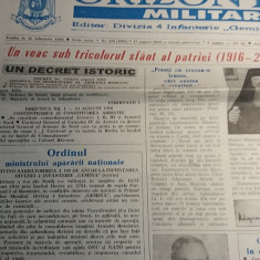 RWX 09 - REVISTA ORIZONT MILITAR 71 - 215/2016 - PIESA DE COLECTIE