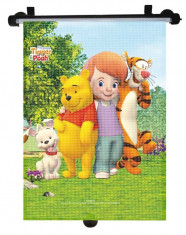 Jaluzea auto pentru geamurile laterale Disney Winnie, latime 33cm , 1 buc. foto