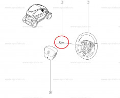 Surub M12 volan Renault Megane , Dacia Logan, Original Renault 8200686474 foto