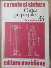 CARTEA PROPORTIILOR PRINCIPII SI APLICATII IN ARHITECTURA SI IN ARTELE PLASTICE foto