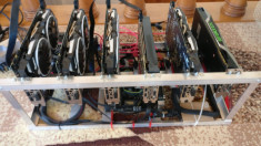 Mining Rig 6 x GTX 1070 ETH: 185-190 MH/s foto