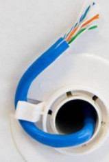 Cablu litat 4World UTP 4x2 cat. 6 cablu solid 305m Albastru foto