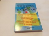 TEME IMPORTANTE IN STUDIUL MATEMATICII GRIGORE GHEBA,E ROGAI-RM2