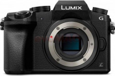 Aparat Foto Mirrorless Panasonic DMC-G7E, Body, 16.1 MP, CMOS, Filmare 4K (Negru) foto