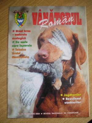 myh 19 - Revista Vanatorul roman - nr 12/decembrie 2004 - piesa de colectie foto