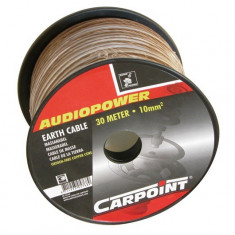 Cablu masa Carpoint pentru sistem audio auto 30 metri in sul , diametru 10mm foto