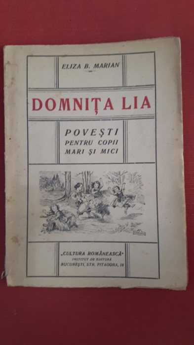 Eliza B.Marian - Domnita Lia - Povesti pentru copii mari si mici