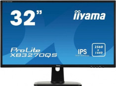 Monitor IPS LED iiyama 31.5inch XB3270QS-B1, WQHD (2560 x 1440), DVI, HDMI, DisplayPort, Boxe, 4 ms (Negru) foto