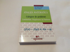 GHEORGHE ANDREI ANALIZA MATEMATICA CONTINUITATE.PROPRIETATEA LUI DARBOUX-RM2 foto