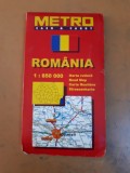 Hartă Rom&acirc;nia Metro cash &amp; Carry, scara 1: 850 000