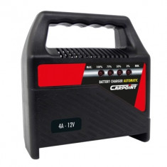 Incarcator acumulator auto Carpoint 12V 4A redresor cu led de incarcare a bateriei foto