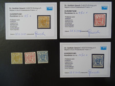 Romania LP 11, 12, 13 , Principatele unite II , Expertizat , MH/* foto