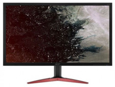 Monitor Gaming TN LED Acer 28inch KG281K, UHD (3840 x 2160), HDMI, Boxe, 1 ms (Negru/Rosu) foto