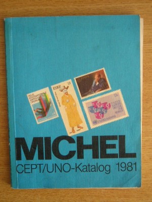 myh 15 - Catalog filatelic - Michel - CEPT/UNO Katalog - ed 1981 foto