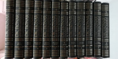 DICTIONAR UNIVERSAL ILUSTRAT AL LIMBII ROMANE - 12 VOLUME - Editura Litera foto