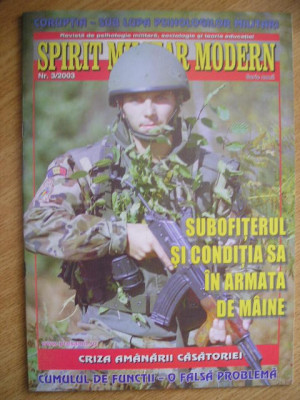 RWX 09 - REVISTA MILITARA 35 - 3/2003 - PIESA DE COLECTIE!!! foto