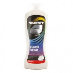 Solutie polish auto Simoniz USA Color wax alb foto