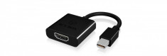 Adaptor RaidSonic IcyBox Mini DisplayPort - HDMI foto