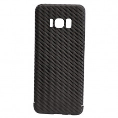 Husa de Carbon NEVOX pentru Samsung Galaxy S8, Black foto