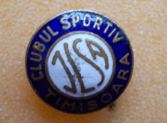 Insigna Clubul Sportiv ILSA Timisoara, interbelica foto