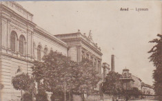 Arad 1918 - Liceul, circulata foto