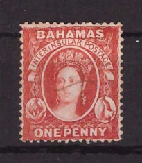 Bahamas 1863-1875 - 1penny foto