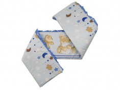 Aparatoare Laterala MyKids Teddy Hug Blue M2 140x70 foto