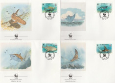 Kiribati 1991 - fauna marina WWF, serie FDC foto