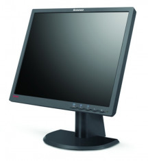 Monitor Lenovo ThinkVision L193P, LCD, 19 inch, 1280 x 1024, 20ms, VGA, DVI, Fara picior, Grad A- foto