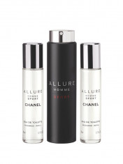 Set cadou Chanel Allure Homme Sport (Apa de toaleta 3 x 20 ml), pentru barbati foto
