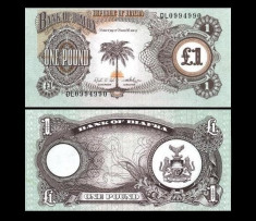Biafra 1968 - 1 pound UNC foto