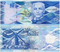 Barbados 2013 - 2 dollars UNC foto
