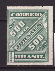 Brazilia 1889 - Pentru ziare, Mi82 stampilat foto