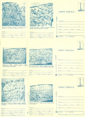 1979 - muzeul de istorie I, set intreg postal 2 albastru foto