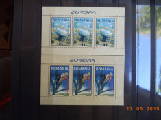 2003 Romania LP - 1611a Europa** Blocuri de 3 marci ( LP = 150,00 lei. ). foto