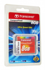 Card memorie Transcend Compact Flash 133x, 8 GB foto