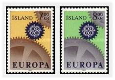 Islanda 1967 - Europa, serie neuzata foto