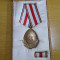 Medalie A XX-a aniv. a eliberarii Patriei, cu bareta, in cutie