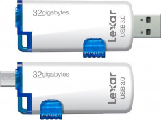 Memorie USB Lexar Memorie USB JumpDrive M20, 32 GB, USB 3.0/ OTG foto