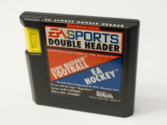 SEGA Megadrive Mega Drive - Double Header John Madden Football + EA Hockey foto