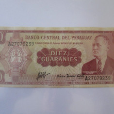 Paraguay 10 Guaranies 1952(1963)