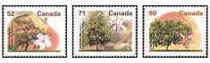 Canada 1995 - arbori, serie neuzata foto